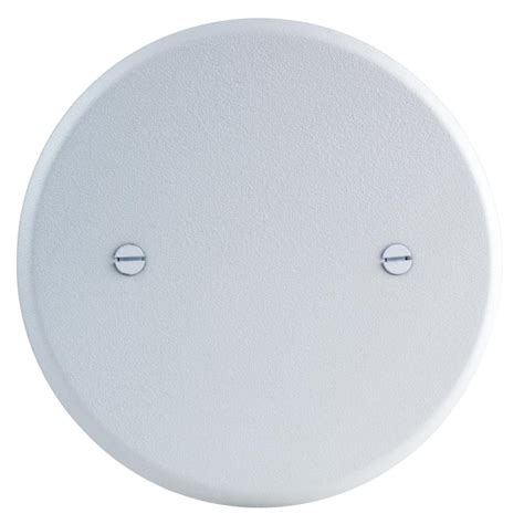 round blank electrical cover plates